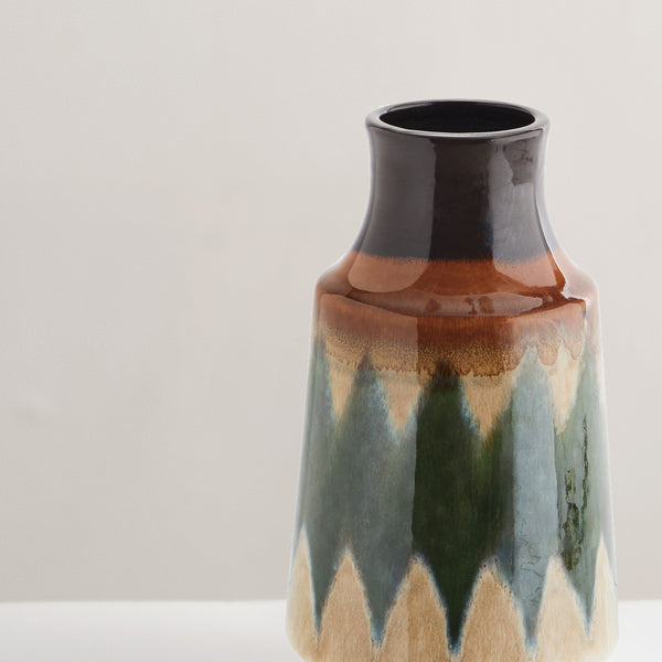 Isla handcrafted glazed vase