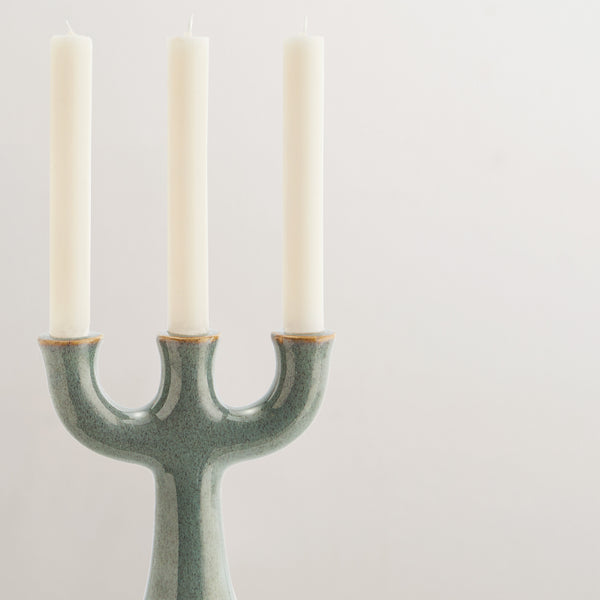 Ljus stoneware candlestick holder