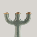 Ljus stoneware candlestick holder