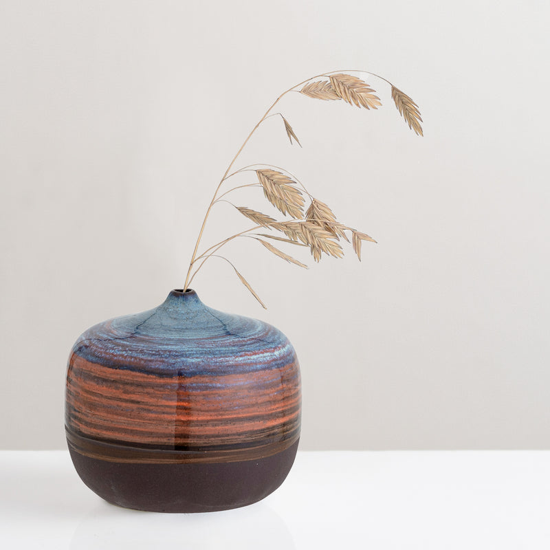 Maes glazed stoneware vase