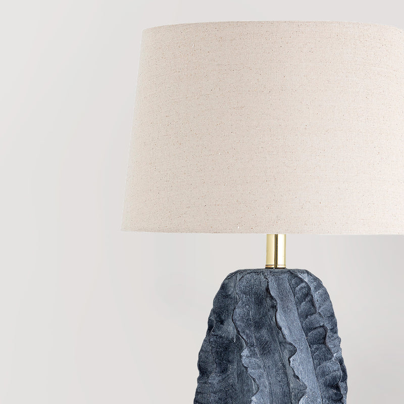 Natika table lamp with linen lampshade