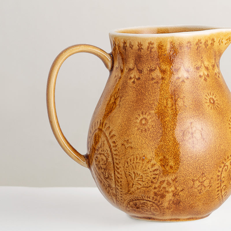 Rani handcrafted glazed stoneware jug (last 1)