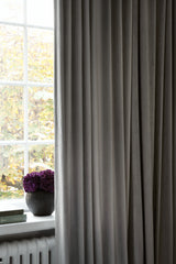 Velvet curtain - grey