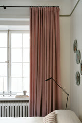 Velvet curtain - pink
