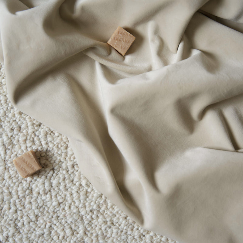 Velvet fabric - Sand