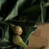 Ready-made velvet curtain, forest green, 140cm wide, drop 200cm (1 panel)