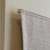 Sheer linen roman blind - off-white