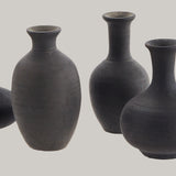 Simone terracotta vases, set of 5