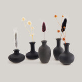 Simone terracotta vases, set of 5