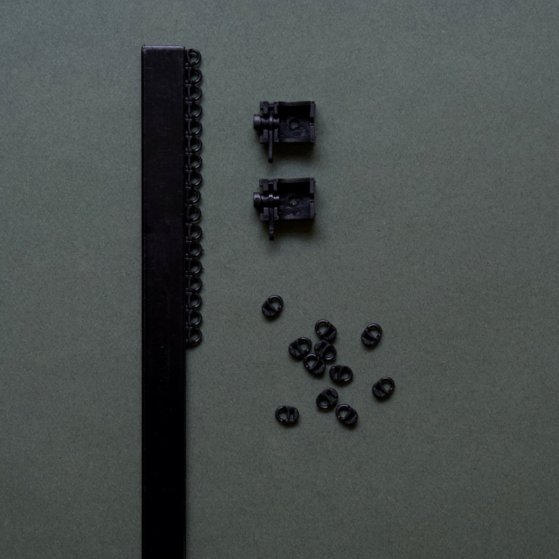Custom cutting for curtain track or pole
