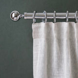 Metal classic curtain pole and rings
