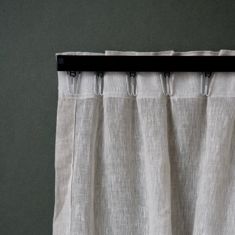 Custom length curtain track - white