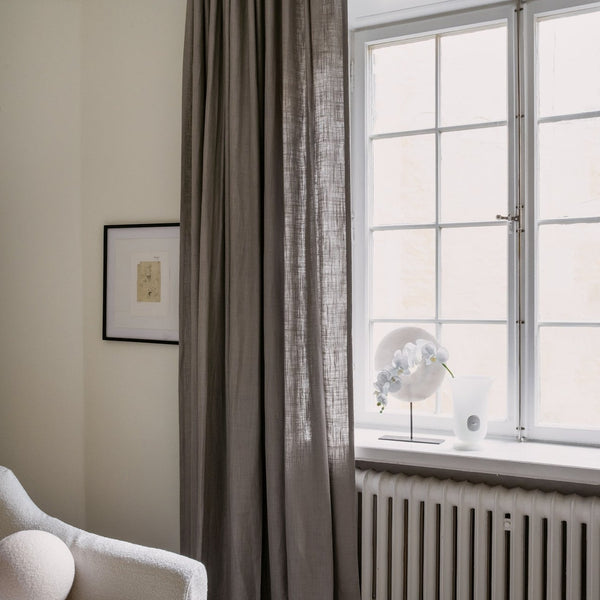 Linen curtain - Grey