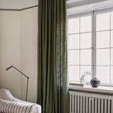 Linen curtain -Khaki