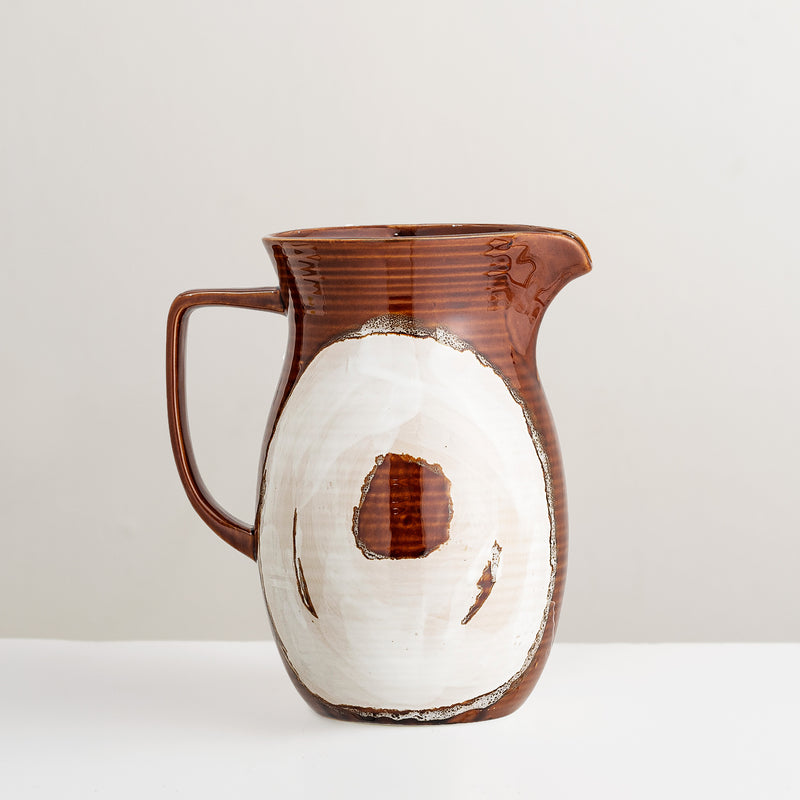 Willow handcrafted glazed stoneware jug