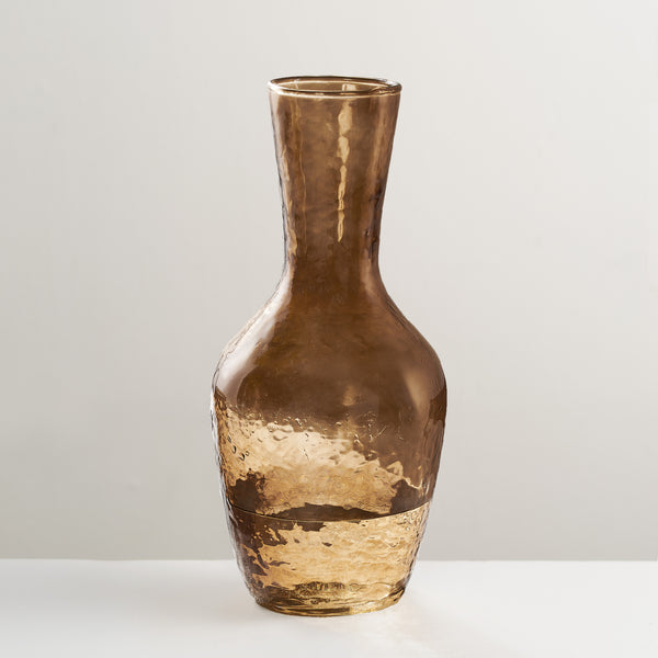 Yala hammered smoke glass jug (2 left)