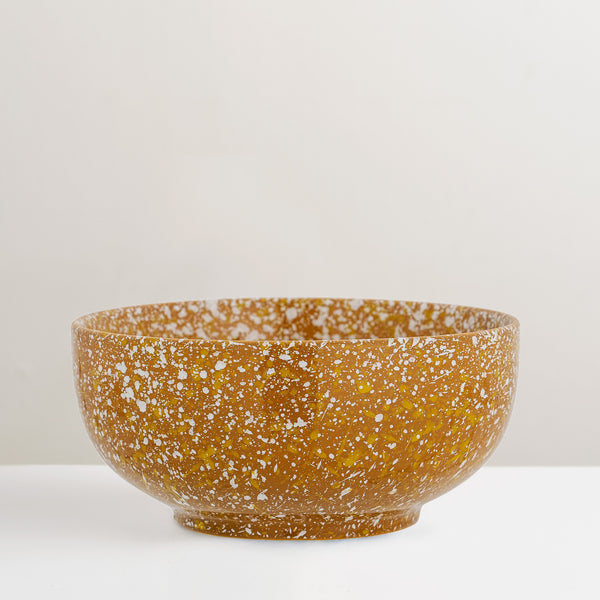 Carmel handmade glazed salad bowl