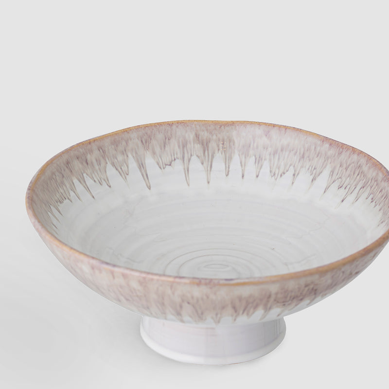 Caya handcrafted glazed serving bowl
