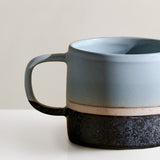 Enesta dusty blue dipped mug