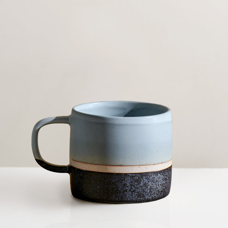 Enesta dusty blue dipped mug