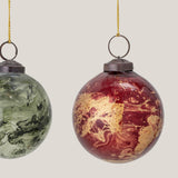 Loba glass baubles - Set of two