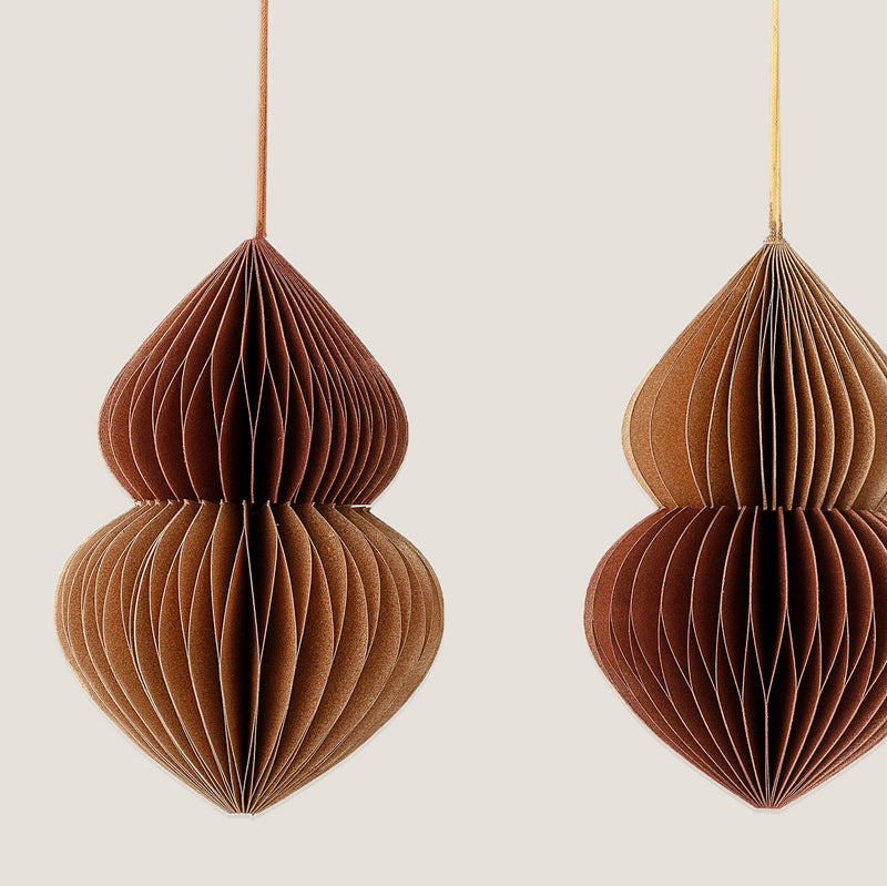 Milay paper ornaments - set of two