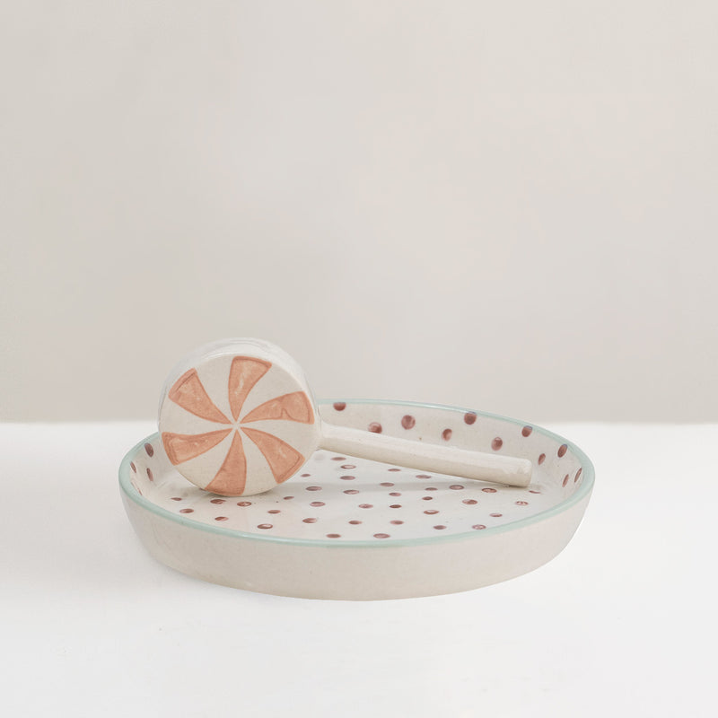 Mylie Stoneware glazed sweet platter