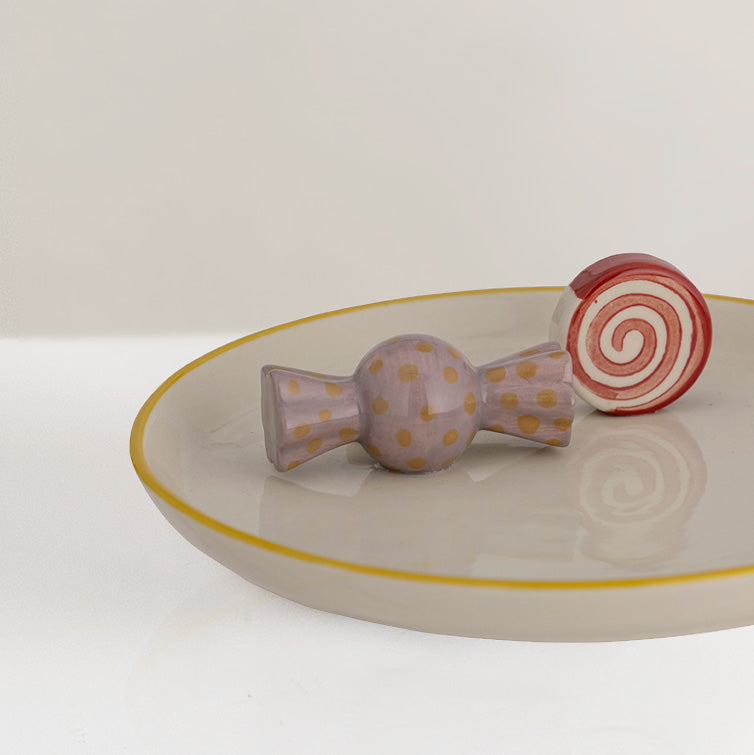 Mylie Stoneware glazed sweet platter (2 left)