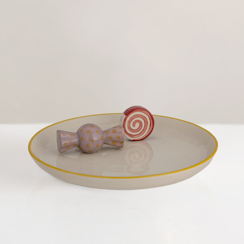 Mylie Stoneware glazed sweet platter (2 left)