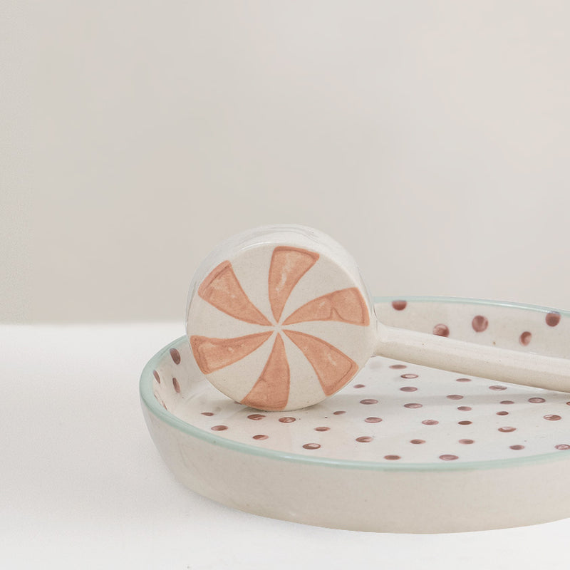 Mylie Stoneware glazed sweet platter