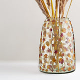 Petal large handblown glass vase