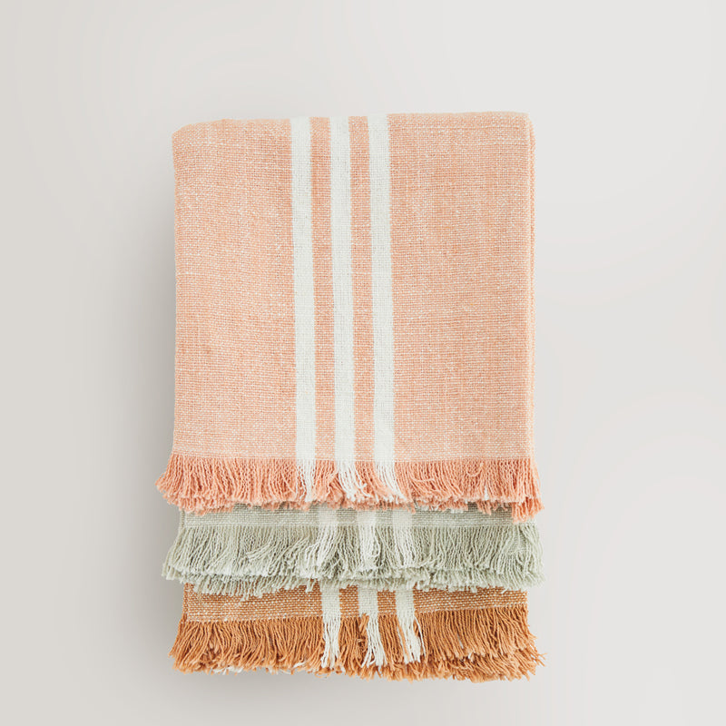 Greta Stripe kitchen towels - set of three