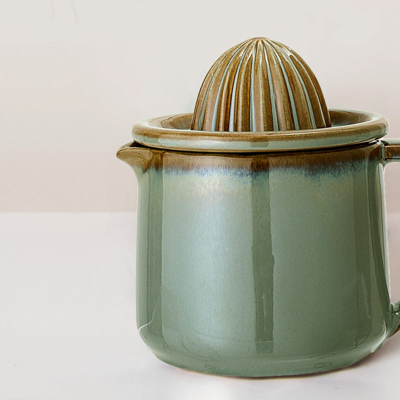 Handcrafted stoneware lemon juicer