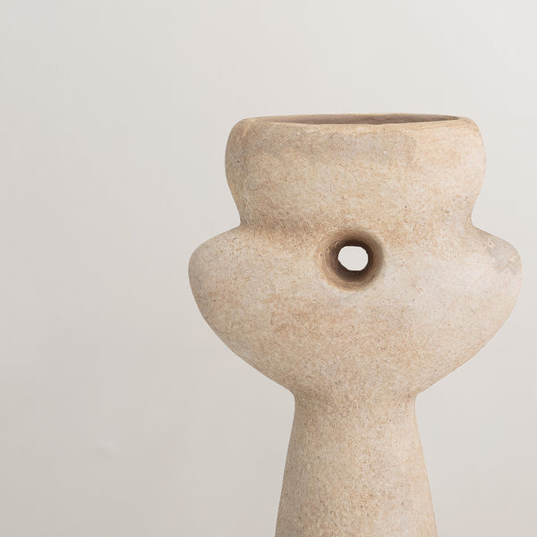 Ngoie glazed terracotta vase 