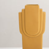Ata yellow glazed stoneware vase