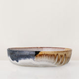 Jules handcrafted natural glazed serving bowl