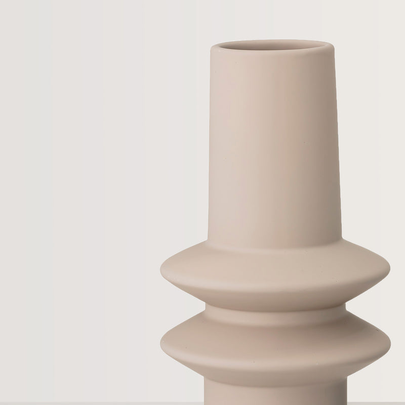 Isold natural glazed stoneware vase