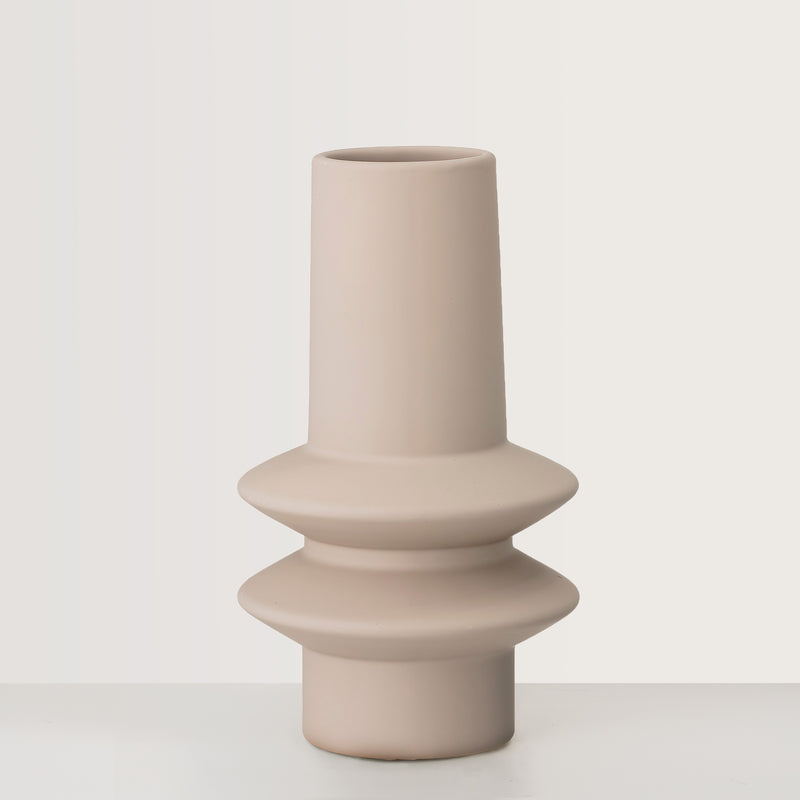 Isold natural glazed stoneware vase