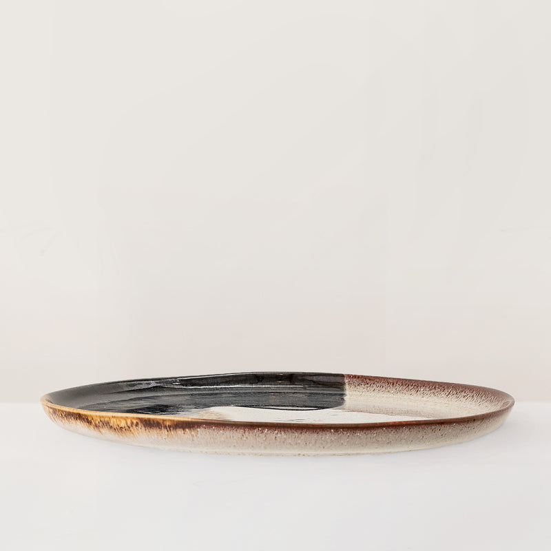 Jules handmade natural glazed stoneware plate