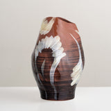 Obsa hand painted large stoneware vase (last 1)