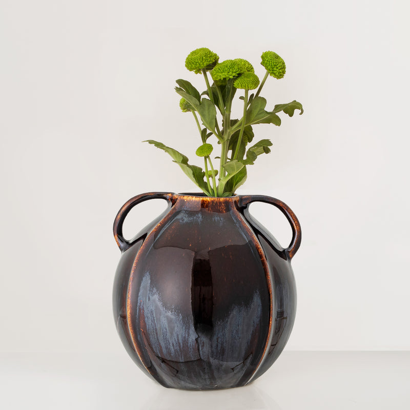 Inela handcrafted glazed stoneware vase