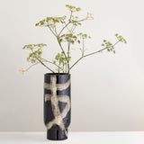 Vefa hand-painted terracotta vase