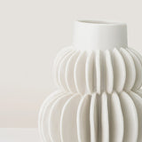 Halfdan Sculptural white vase