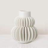 Halfdan Sculptural white vase